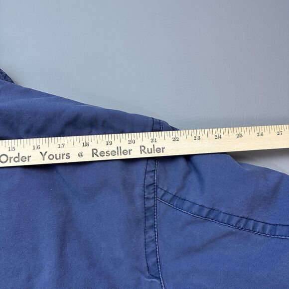 Vintage Members Only Jacket Mens Medium Blue Field Barn Chore Coat Quilt Lined - Picture 14 of 16